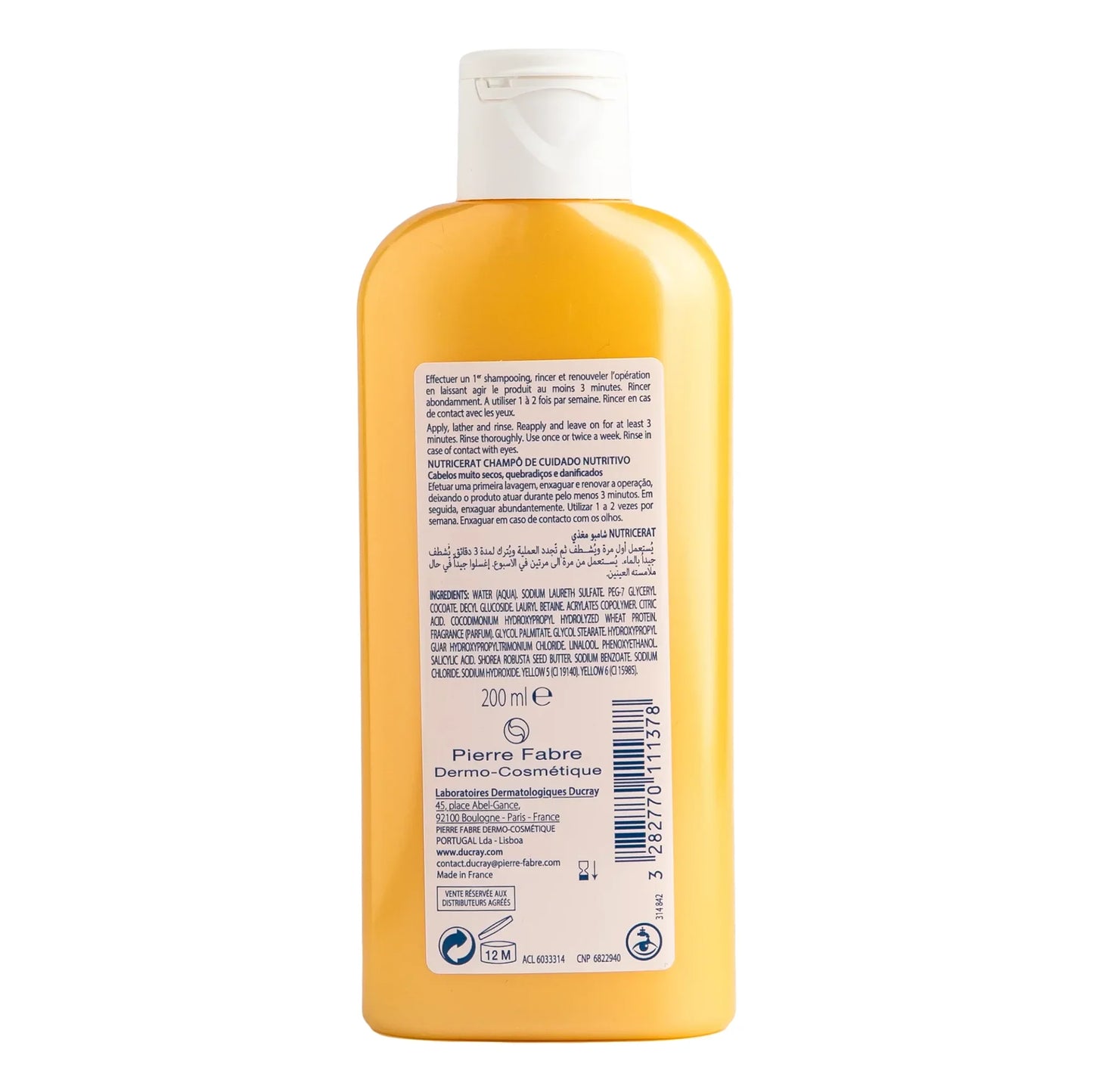 Ducray Nutricerat Nourishing repairing shampoo 200 ml