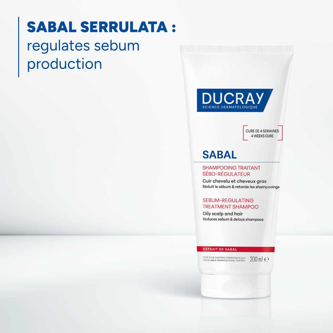 Ducray Sabal sebum-regulating treatment shampoo for oily hair 200ml