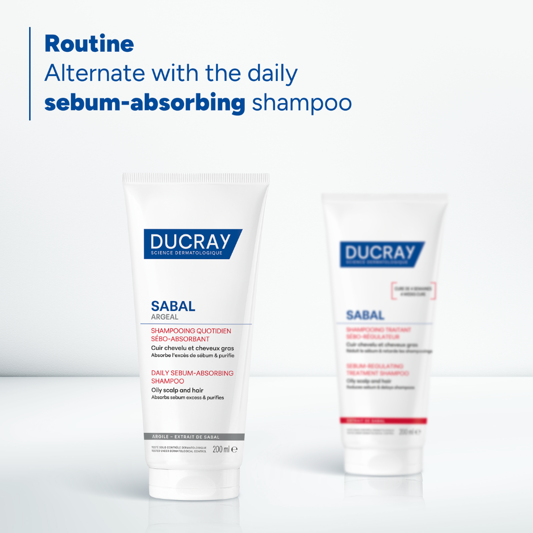 Ducray Sabal sebum-regulating treatment shampoo for oily hair 200ml