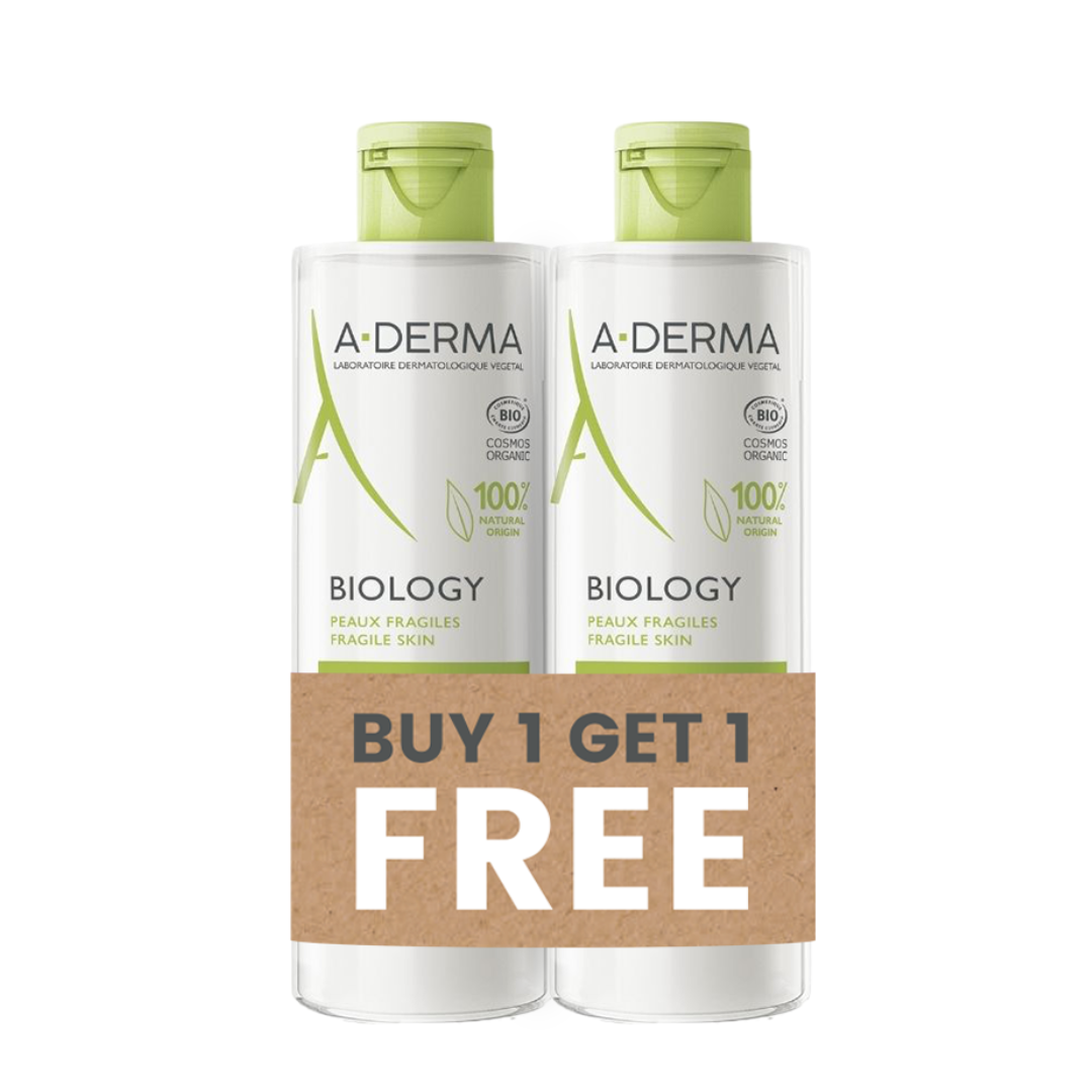 A-Derma Buy 1 Get 1 Buy A-Derma Biology micellar water 400ml Get A-Derma Biology micellar water 400ml