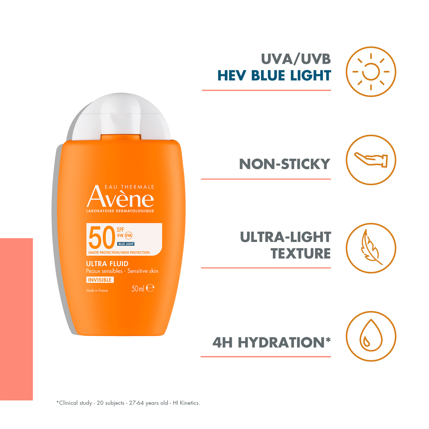 Avene Ultra Fluid Invisible SPF50 50ml