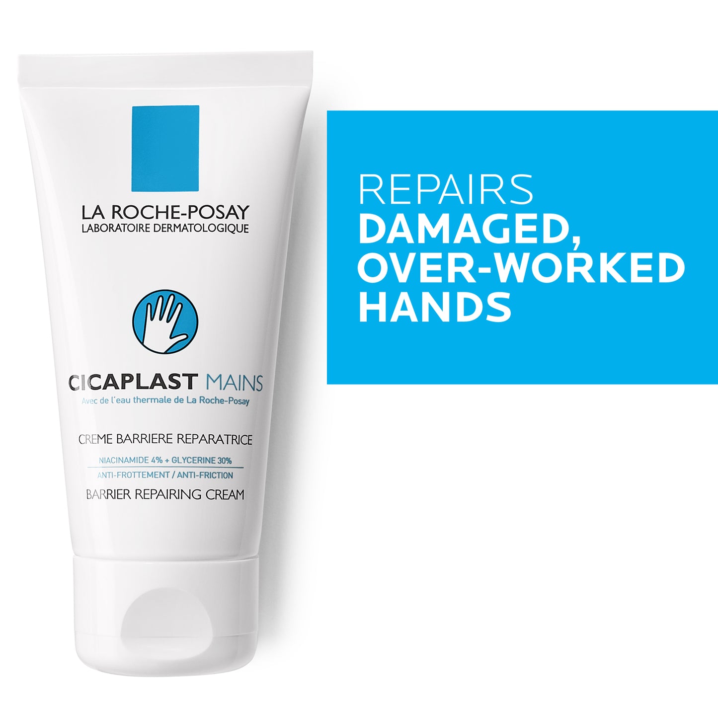 La Roche-Posay Cicaplast Mains Moisturiser for Dry and Damaged Hands 50ml La Roche Posay .