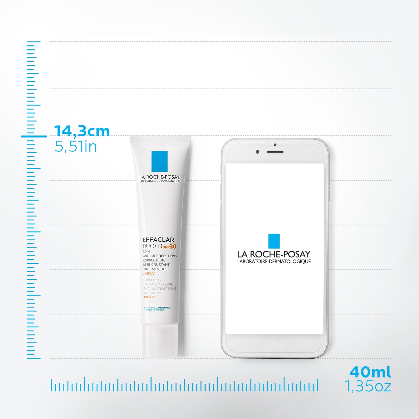 La Roche-Posay Effaclar Duo+ SPF30 Acne Treatment Cream for Oily and Acne Prone Skin 40ml La Roche Posay .