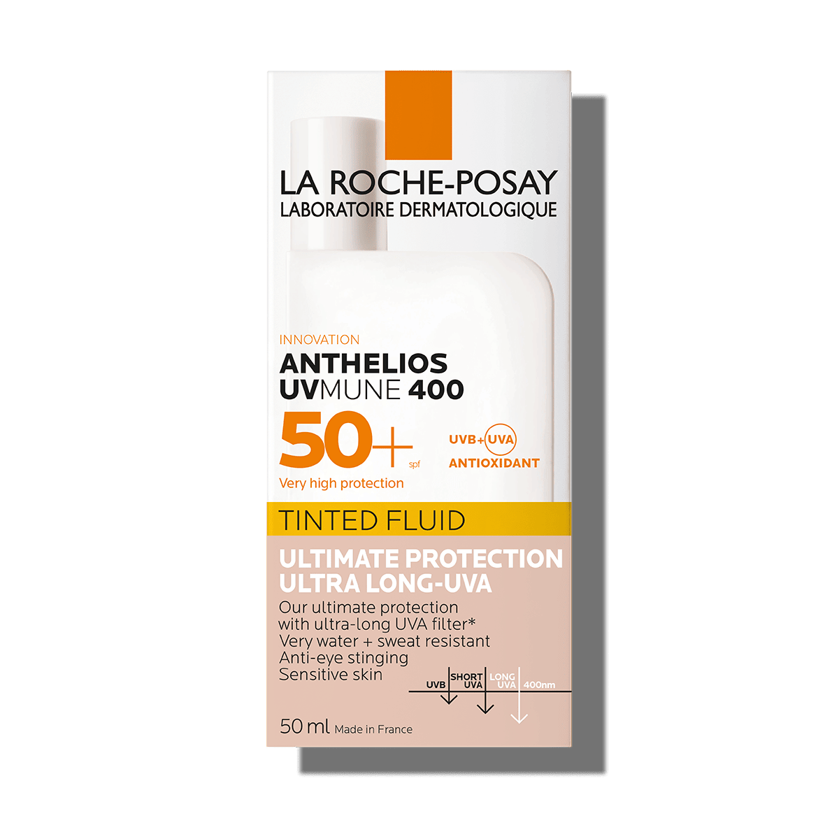 La Roche-Posay Anthelios UVMune 400 Invisible Tinted Sunscreen SPF50+ 50ml La Roche Posay .