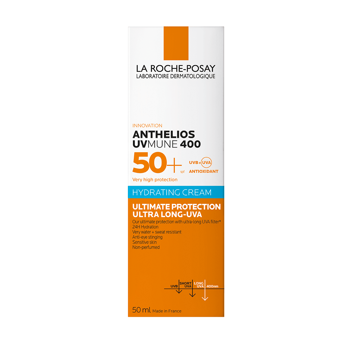 La Roche-Posay Anthelios UVMune 400 Moisturizing Sunscreen SPF50+ 50ml La Roche Posay .