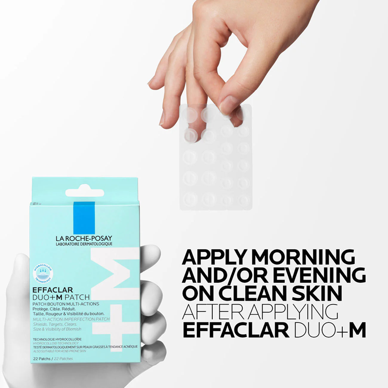 La Roche-Posay Effaclar Duo+M 3H Spot Patches for Acne Prone Skin