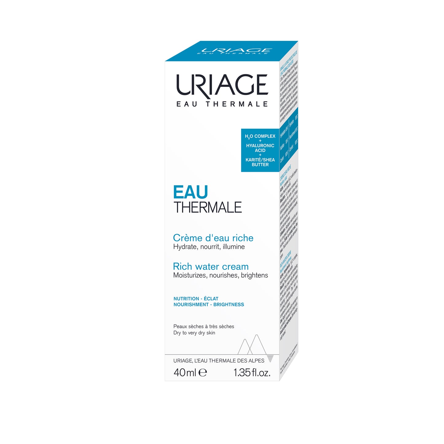 Uriage EAU THERMALE (HYDRATATION) Rich Water Cream 40 ml