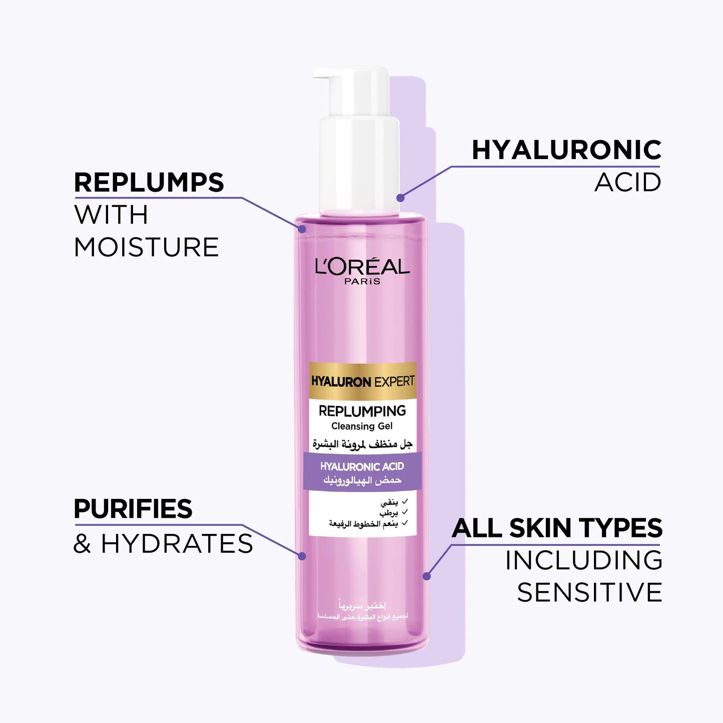 L’Oréal Paris – Hyaluron Expert Replumping Cleansing Gel