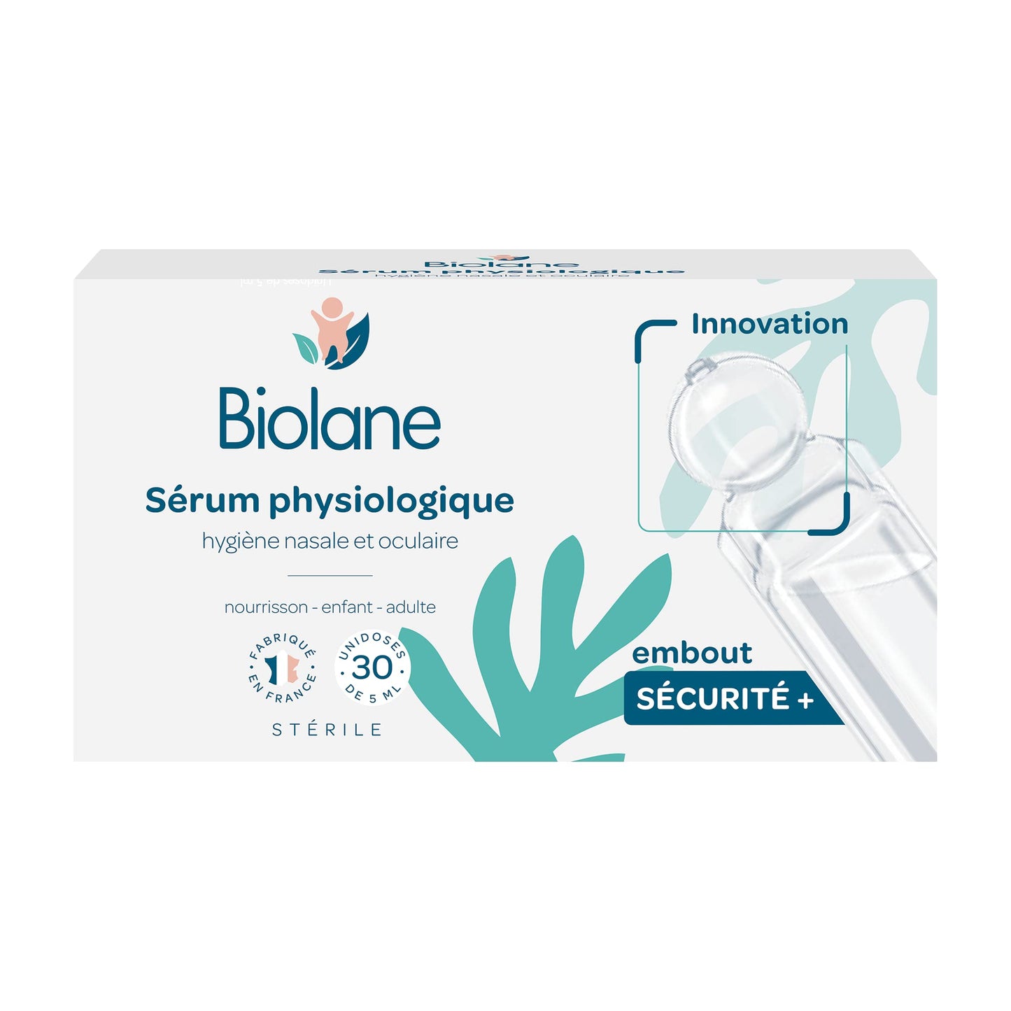 Biolane PHYSIOLOGICAL SALINE SOLUTION SERUM PHYSIOLOGIQUE 30 x 5 ml