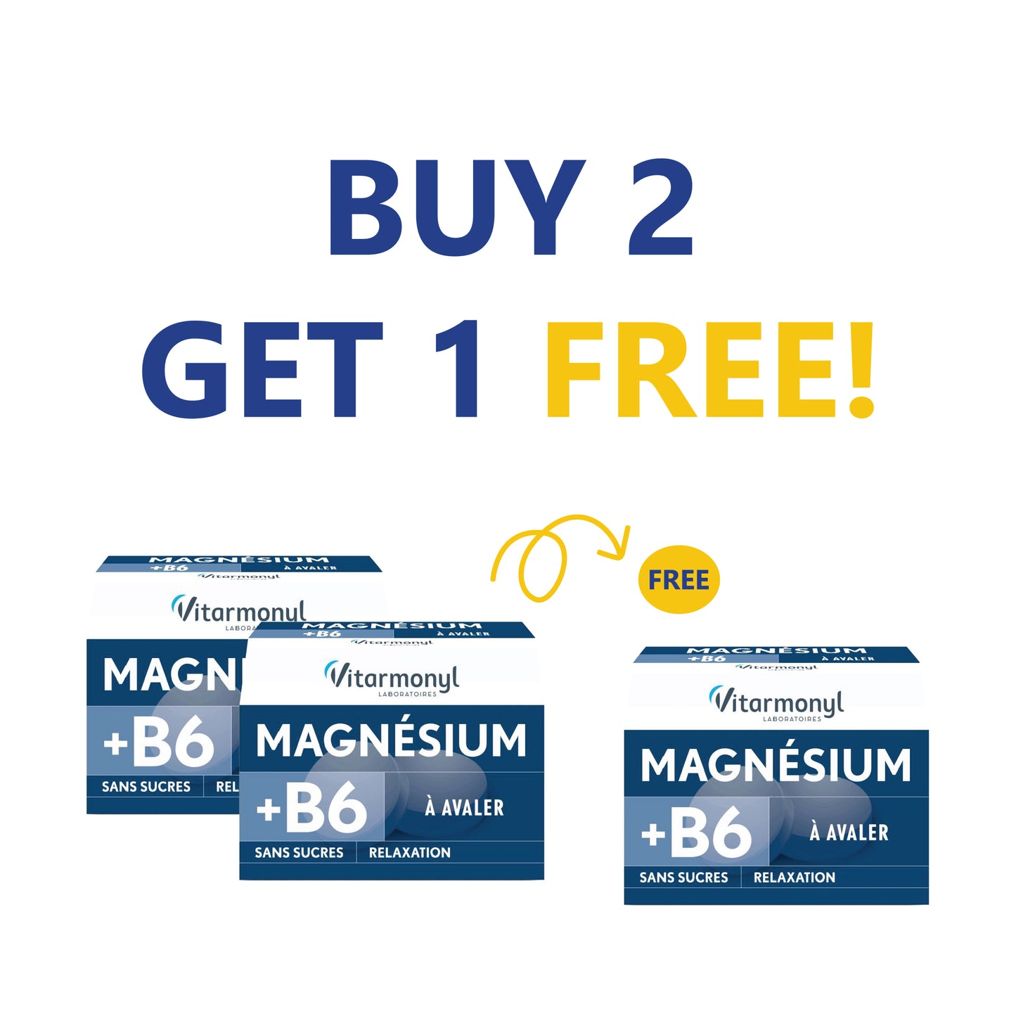 Vitarmonyl Magnesium +B6 Buy 2 Get 1 Promotion