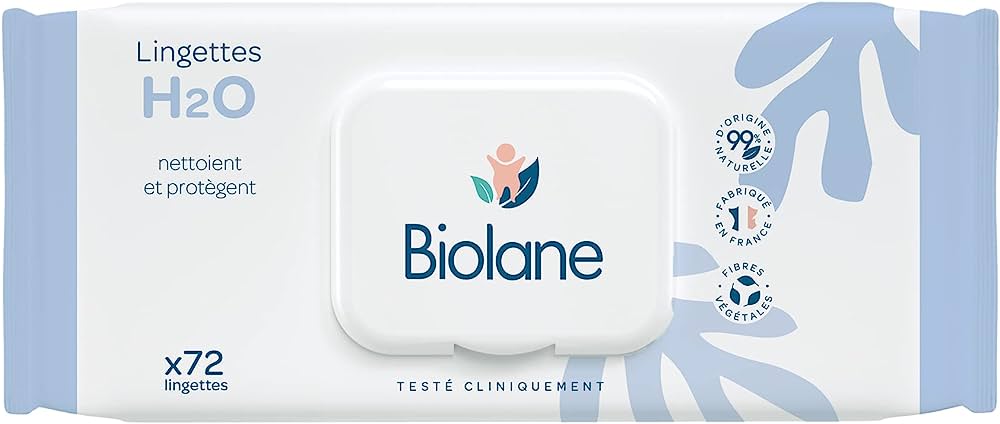 Biolane Lingettes H2O x72 LINGETTES EPAISSES