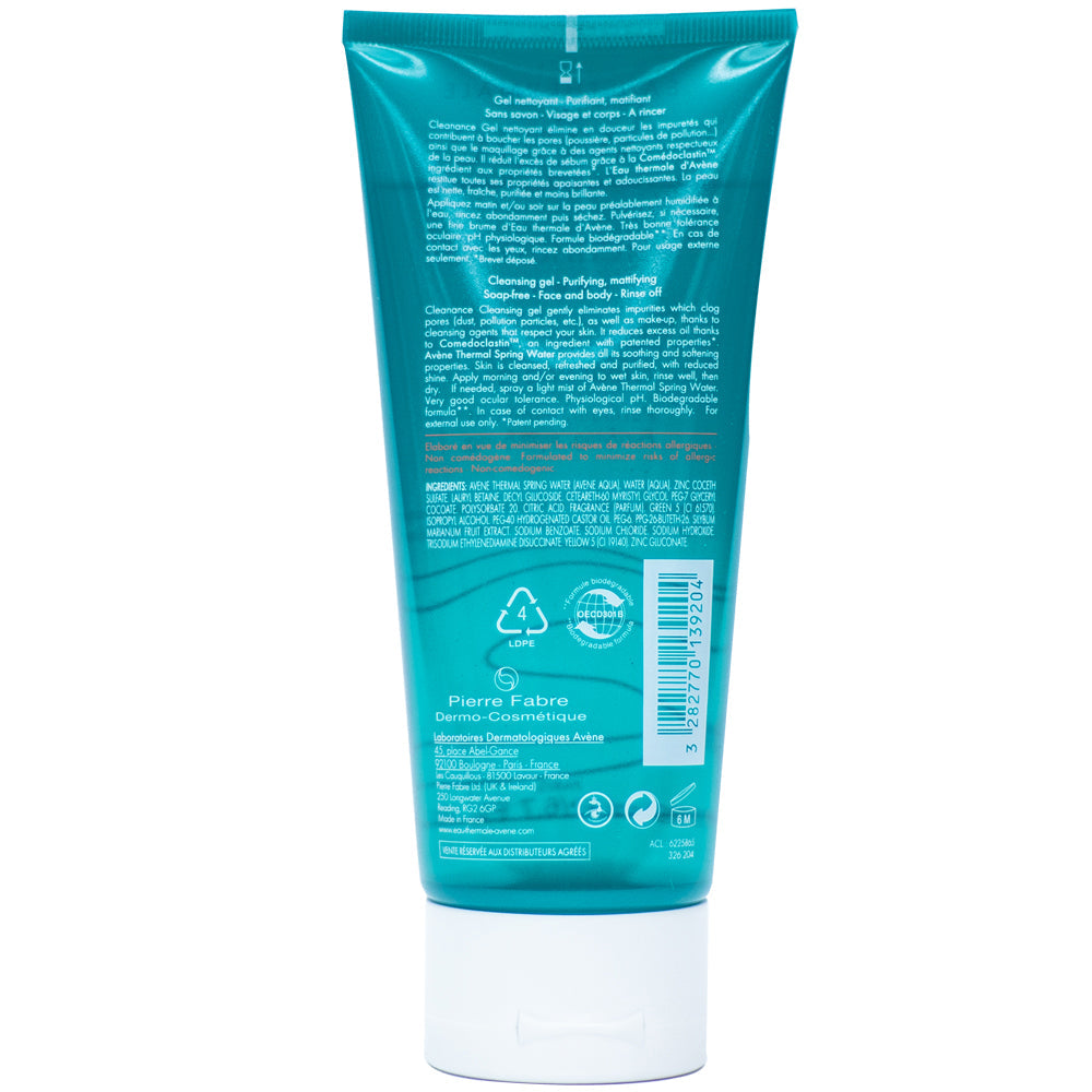 AVÈNE Cleanance Gel Cleansing Gel 200ml/400 ml
