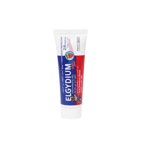 Elgydium kids fresh strawberry flavor toothpaste - 50ml