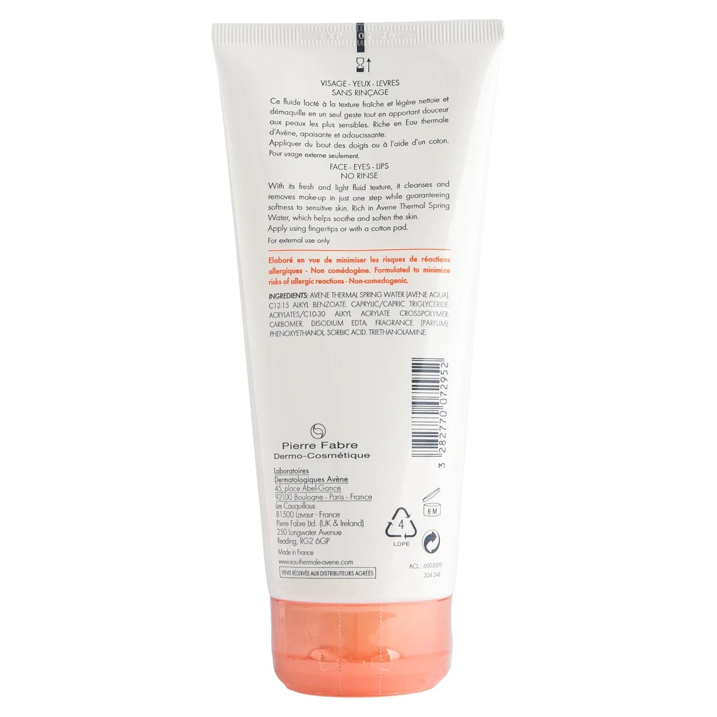 AVÈNE 3 in 1 make-up remover 200ml