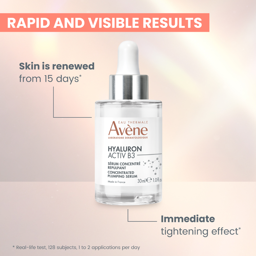 Buy Avène Radiance Vitamin Activ Cg Corrector serum & get a FREE 10ml Hyaluron activ B3 plumping serum