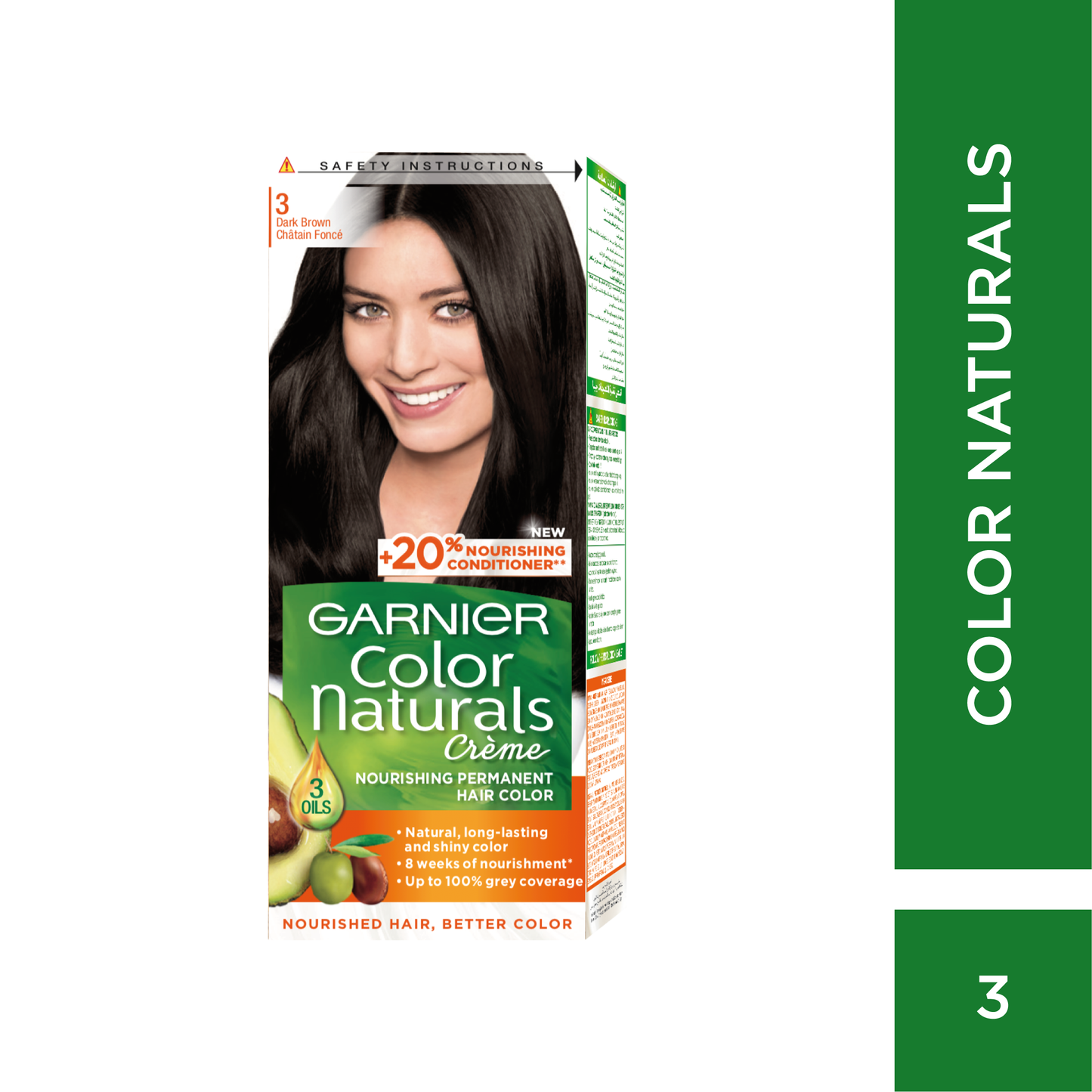 Garnier Color Naturals 3 - Dark Brown