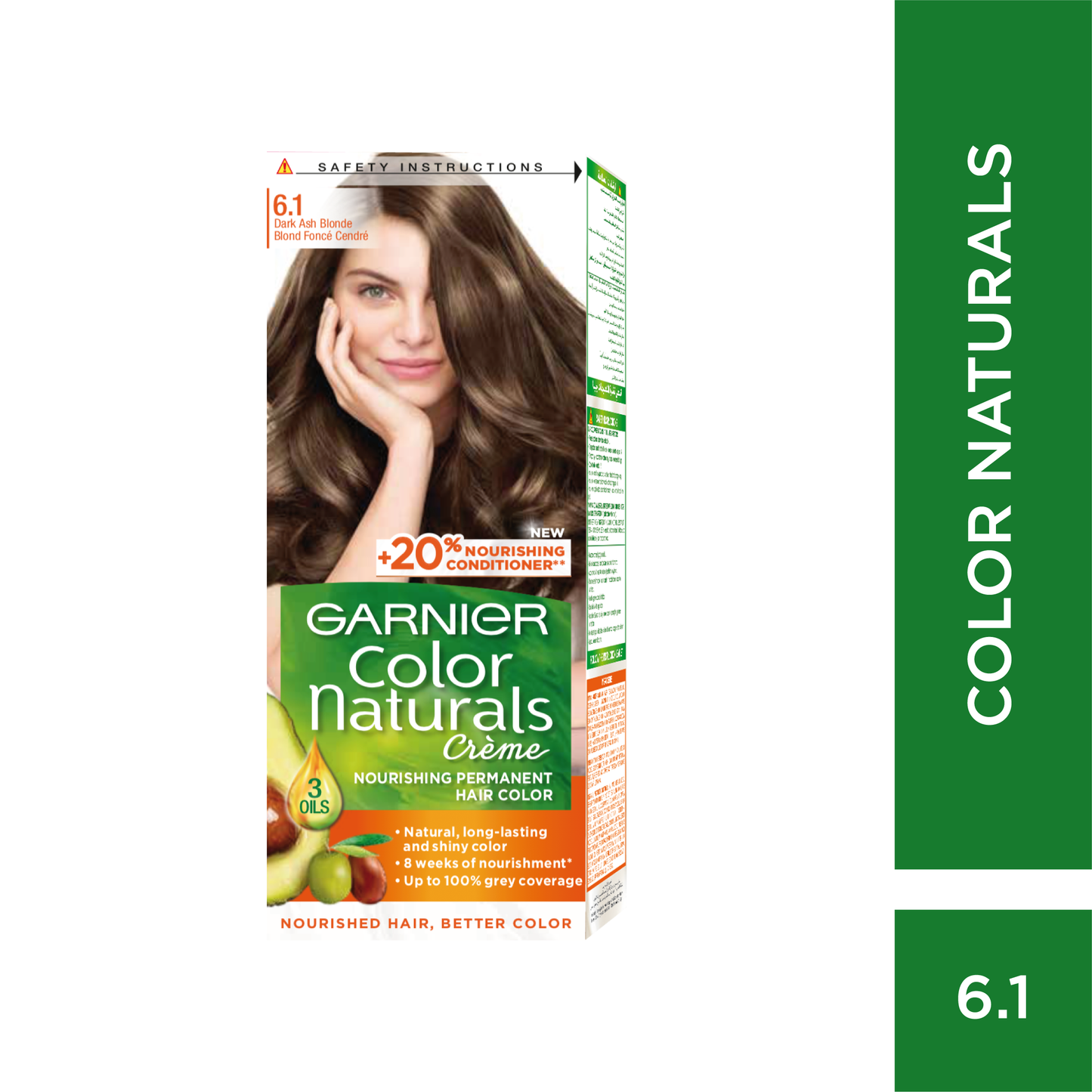 Garnier Color Naturals 6.1 - Dark Ash Blond