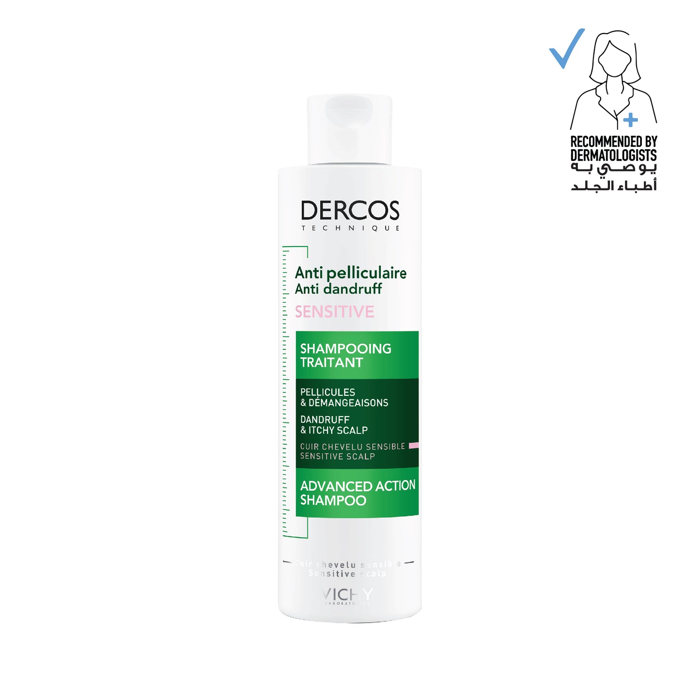 Vichy Dercos Anti Dandruff Shampoo for Sensitive Scalp 200ml