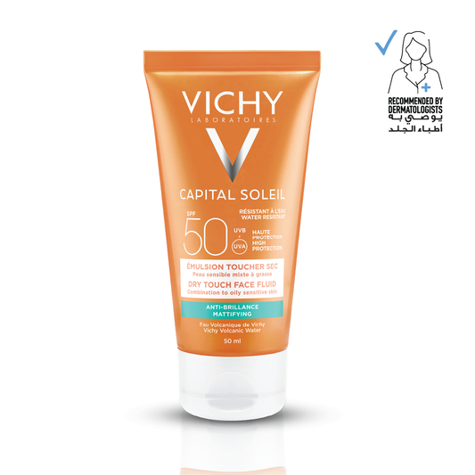 Vichy Capital Soleil Dry Touch Anti Shine Sunscreen for Combination to Oily Skin SPF50 50ml