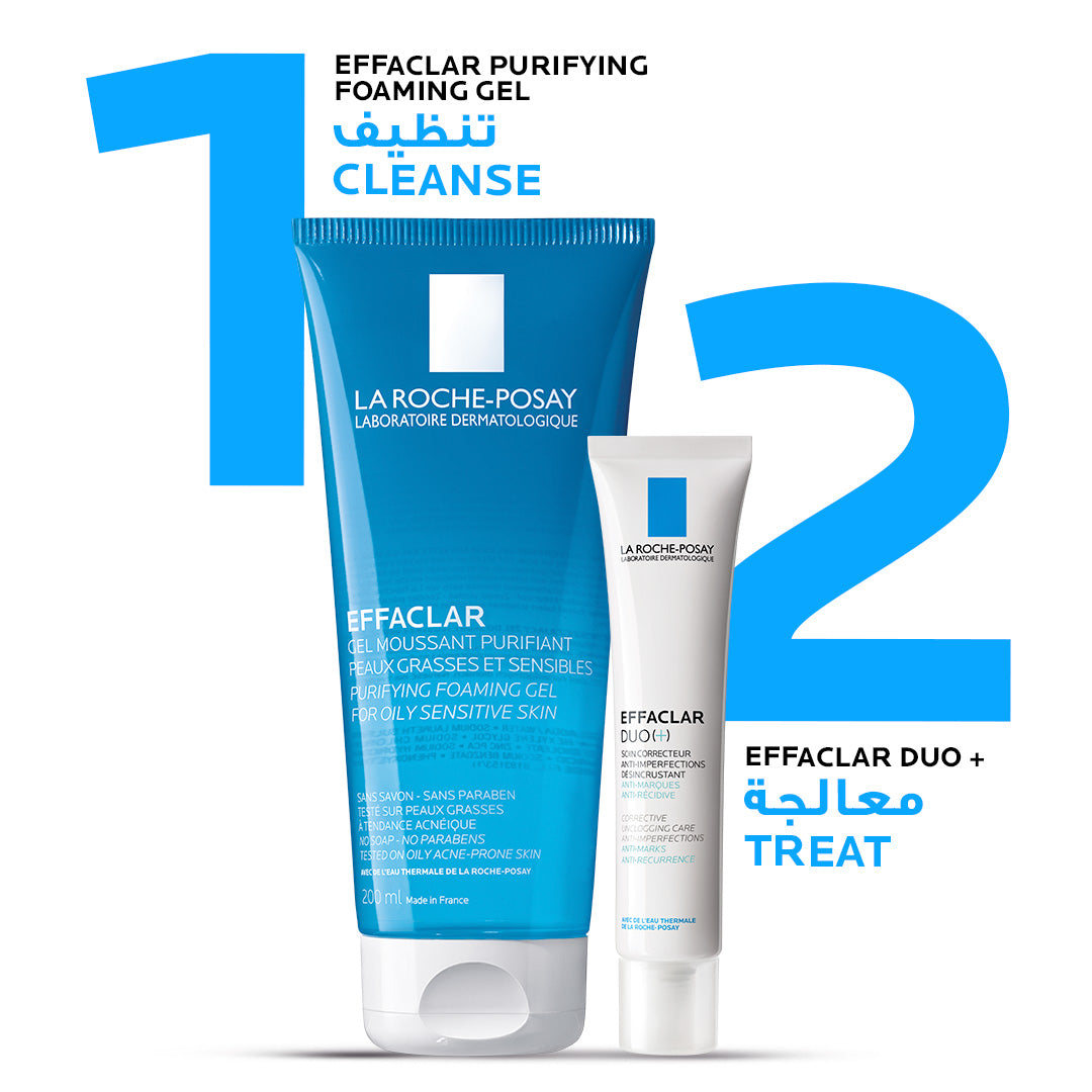 La Roche-Posay Effaclar Acne Foaming Cleansing Gel for Oily and Acne Prone Skin 200ml La Roche Posay .