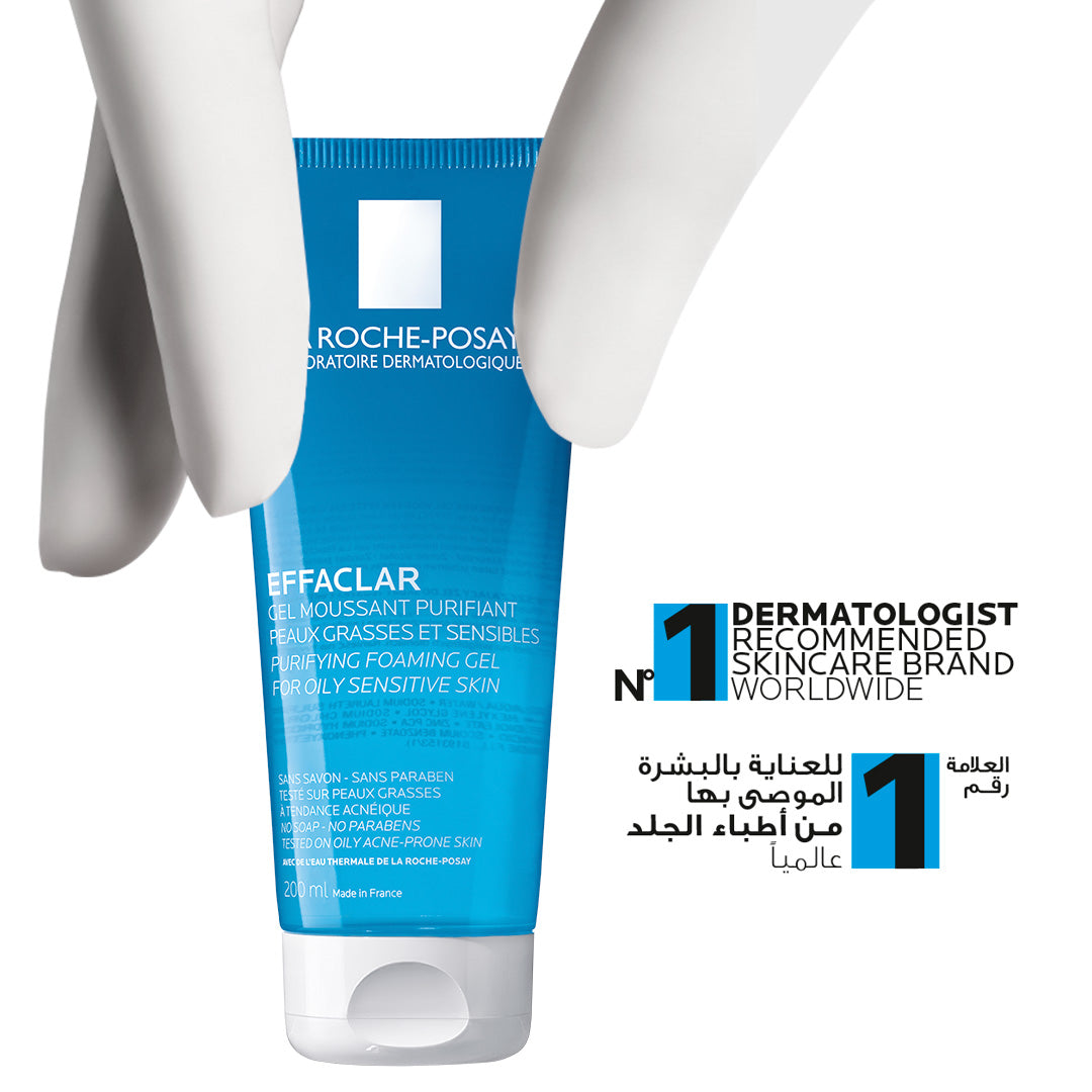 La Roche-Posay Effaclar Acne Foaming Cleansing Gel for Oily and Acne Prone Skin 200ml La Roche Posay .