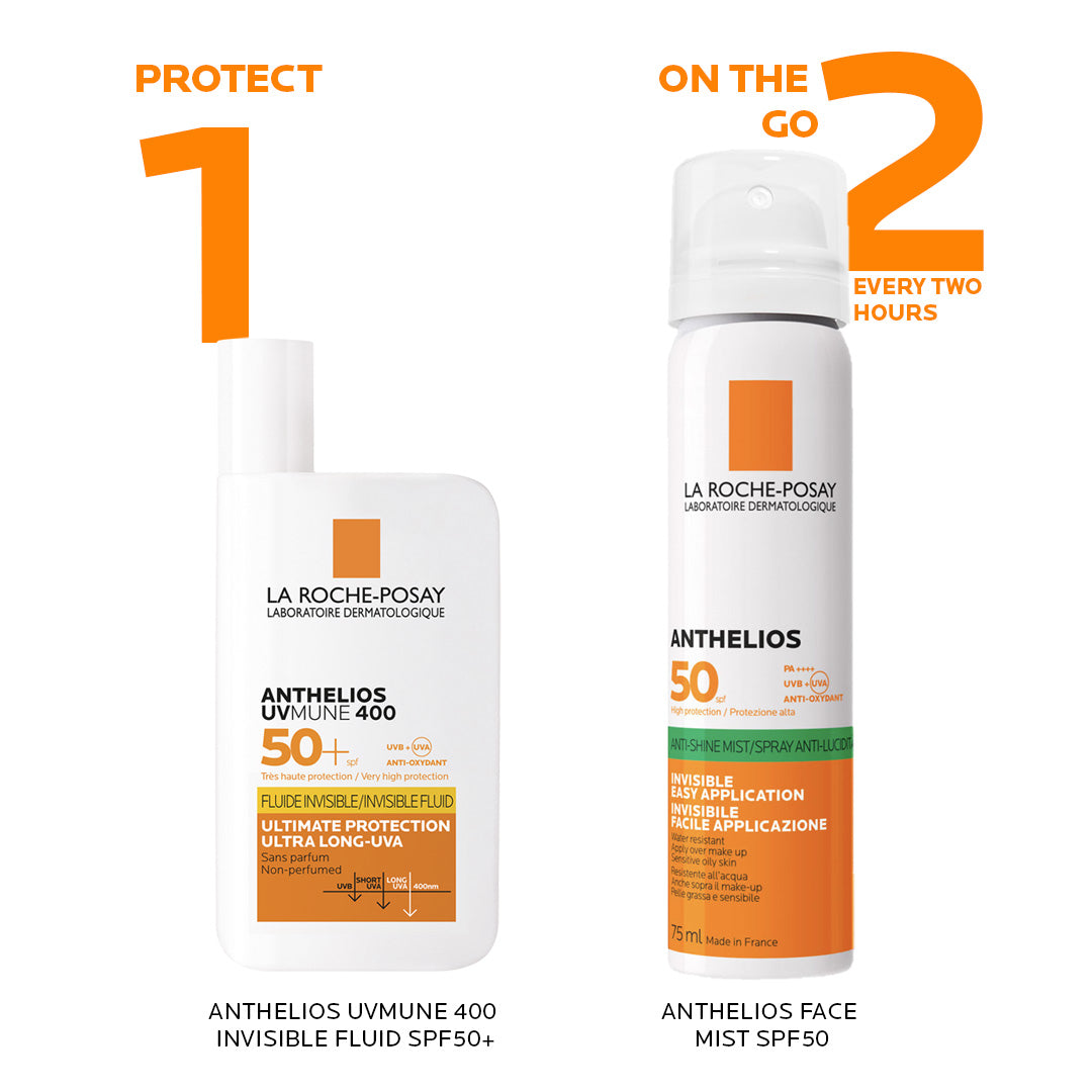 La Roche-Posay Anthelios Invisible Sunscreen Face Mist SPF50 For All Skin Types 75ml La Roche Posay .