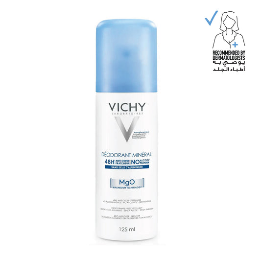 Vichy 48 Hour Mineral Aluminum Free Spray Deodorant 125m