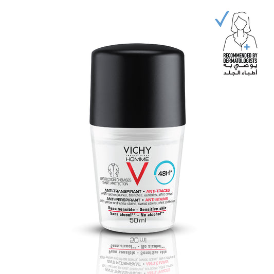 Vichy Homme 48 Hour Anti-Perspirant/Stain Deodorant for Men 50ml