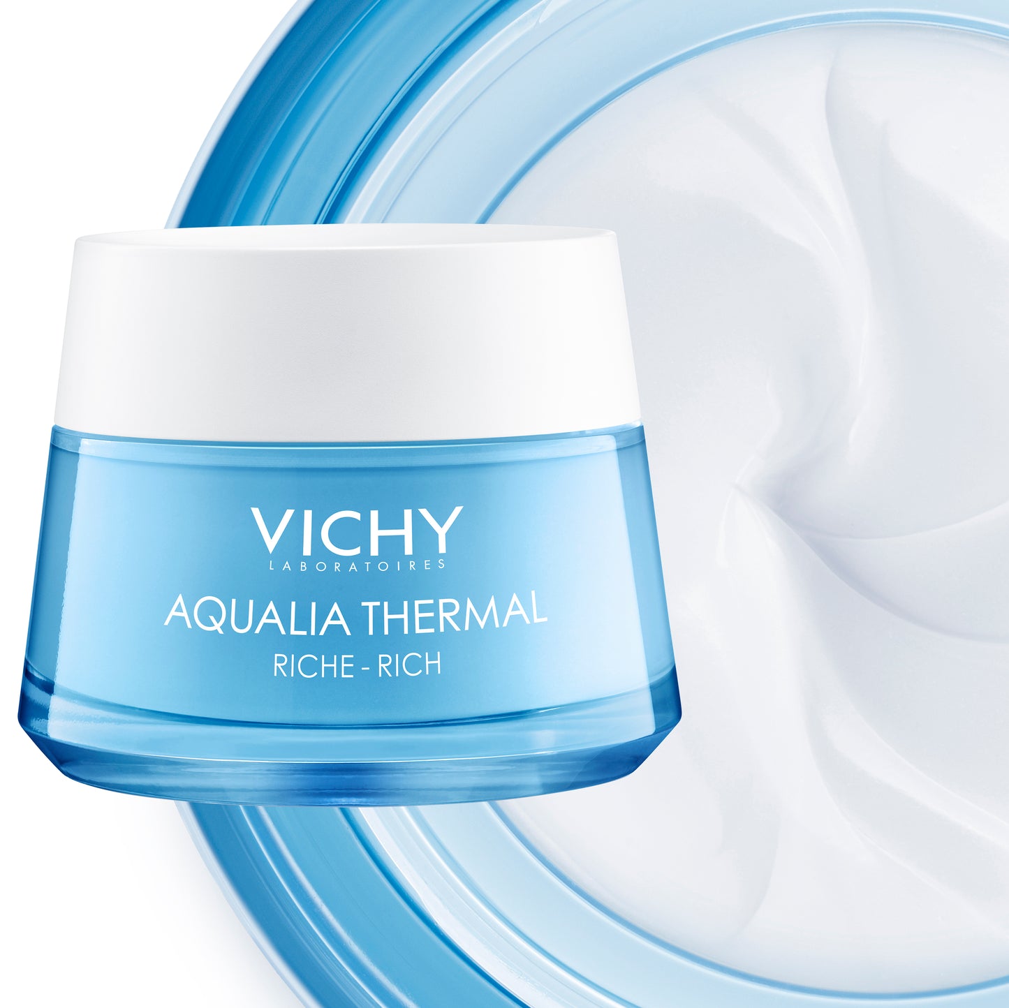 Vichy Aqualia Thermal Rich Face Cream Moisturizer for Dry Skin with Hyaluronic acid 50ml