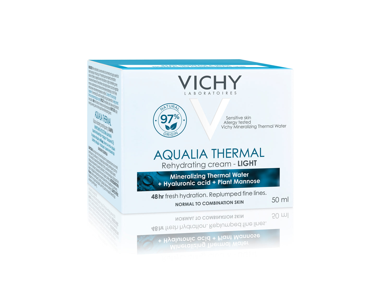 Vichy Aqualia Thermal Light Moisturising  Cream for Normal/Combination Skin with Hyaluronic acid 50m