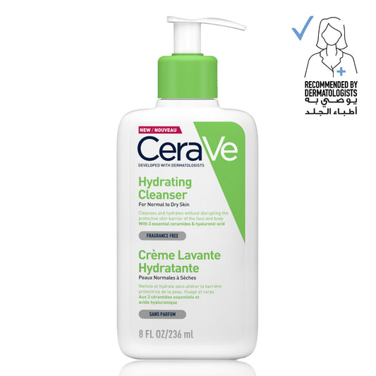 Cerave Hydrating Cleanser for Normal to Dry Skin with Hyaluronic Acid 236Ml Cerave .