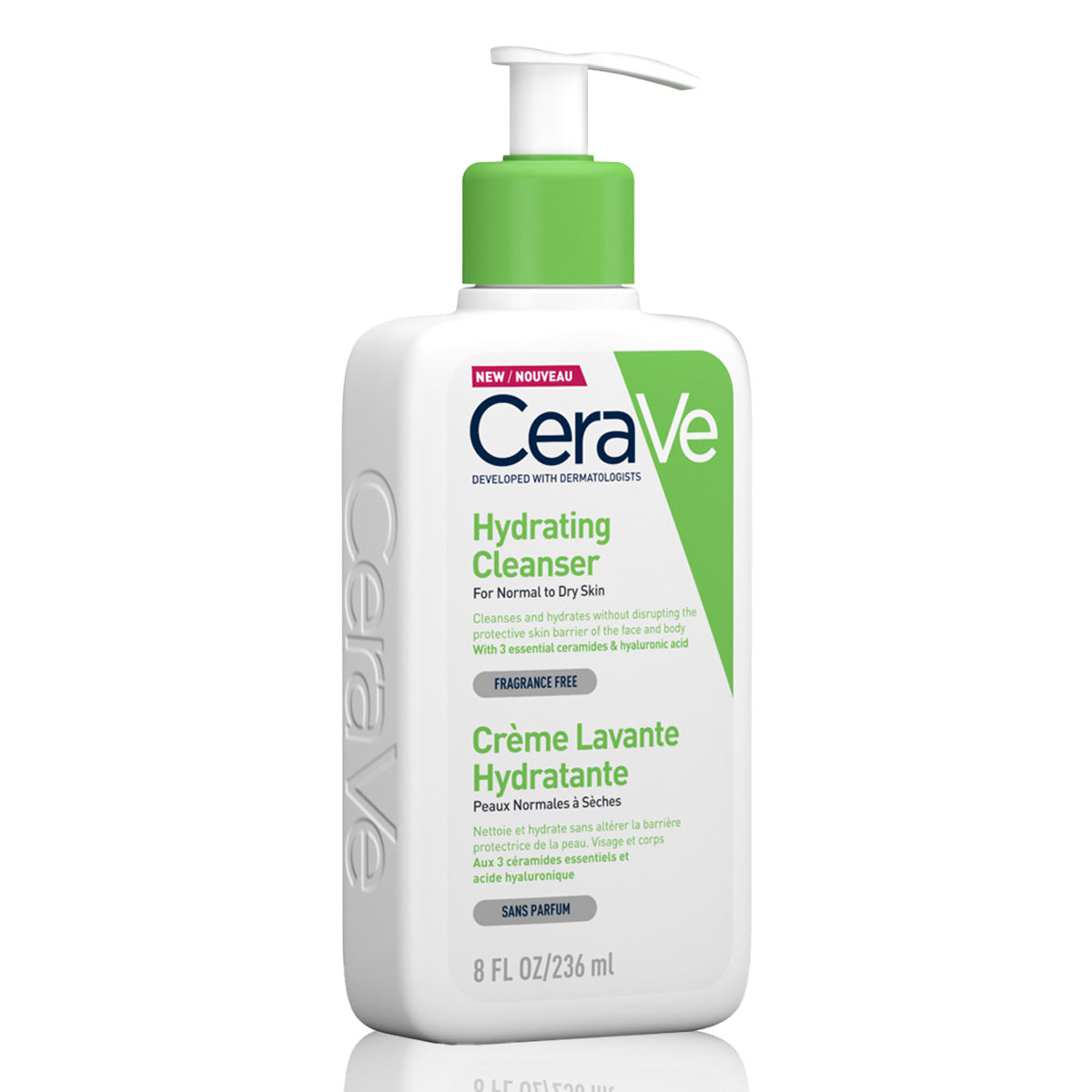 Cerave Hydrating Cleanser for Normal to Dry Skin with Hyaluronic Acid 236Ml Cerave .