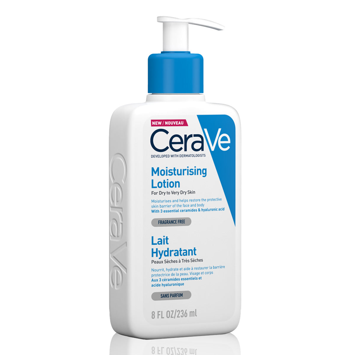 Cerave Moisturizing Lotion for Normal to Dry Skin with Hyaluronic Acid 236Ml Cerave .