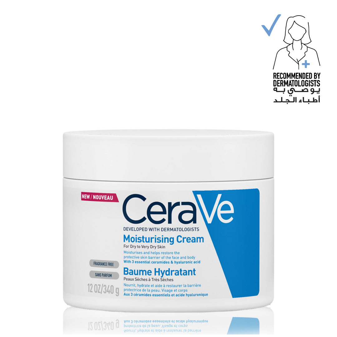 Cerave Moisturizing Cream for Dry Skin with Hyaluronic Acid 340G Cerave .