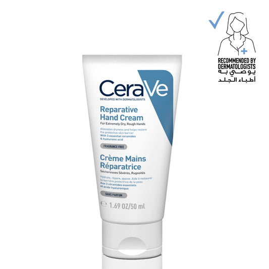 Cerave Therapeutic Hand Cream for Dry Cracked Hands With Hyaluronic Acid 50Ml Cerave .