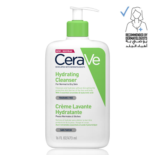 Cerave Hydrating Cleanser for Normal to Dry Skin with Hyaluronic Acid 473Ml Cerave .