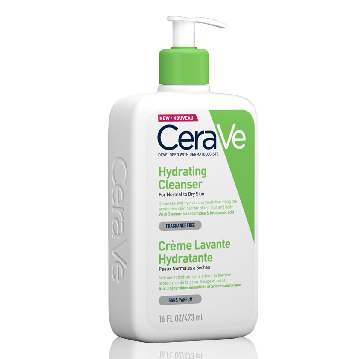 Cerave Hydrating Cleanser for Normal to Dry Skin with Hyaluronic Acid 473Ml Cerave .