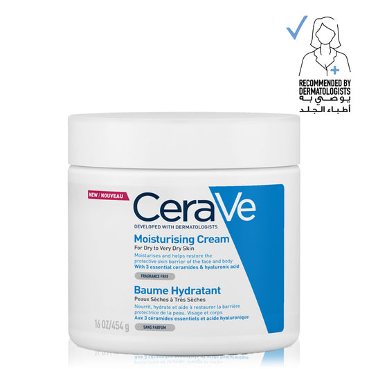 Cerave Moisturizing Cream for Dry Skin with Hyaluronic Acid 454G Cerave .