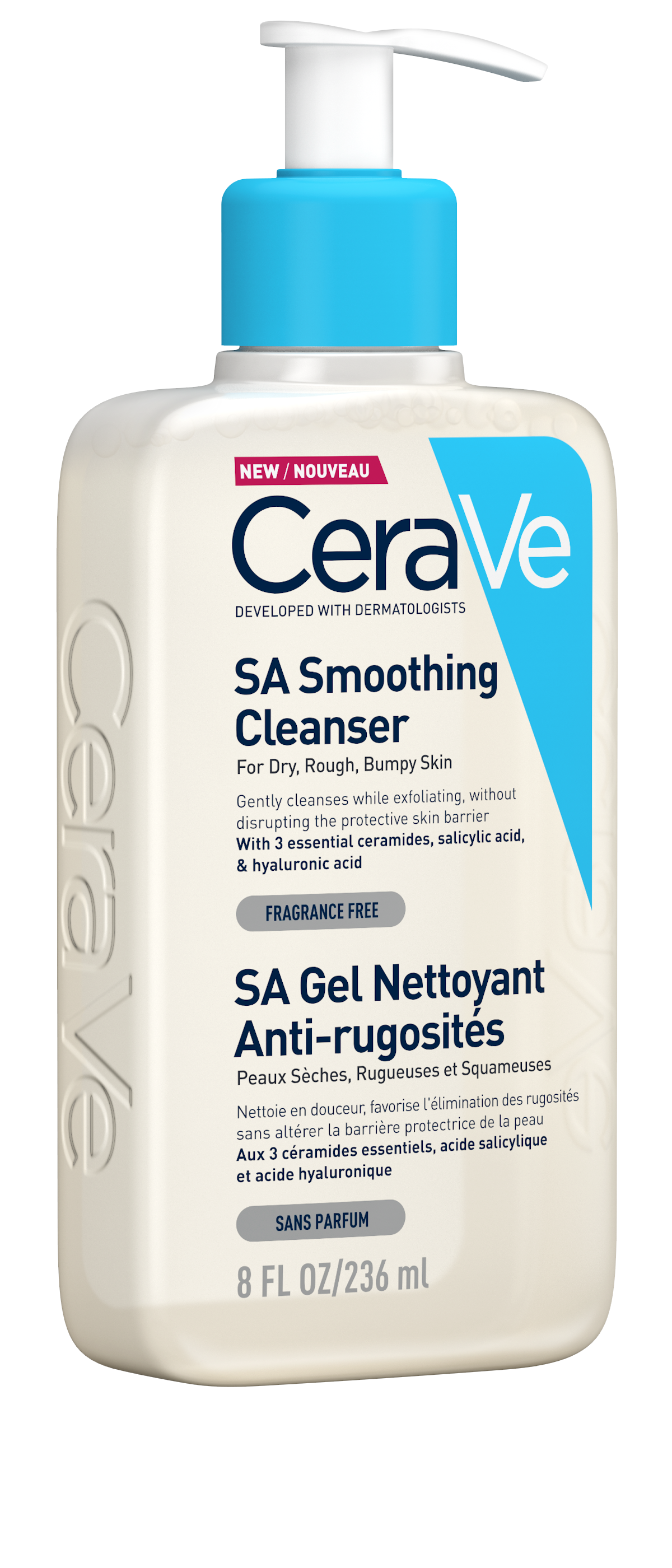 CeraVe SA Smoothing Cleanser for normal, dry and rough skin 236ml Cerave .