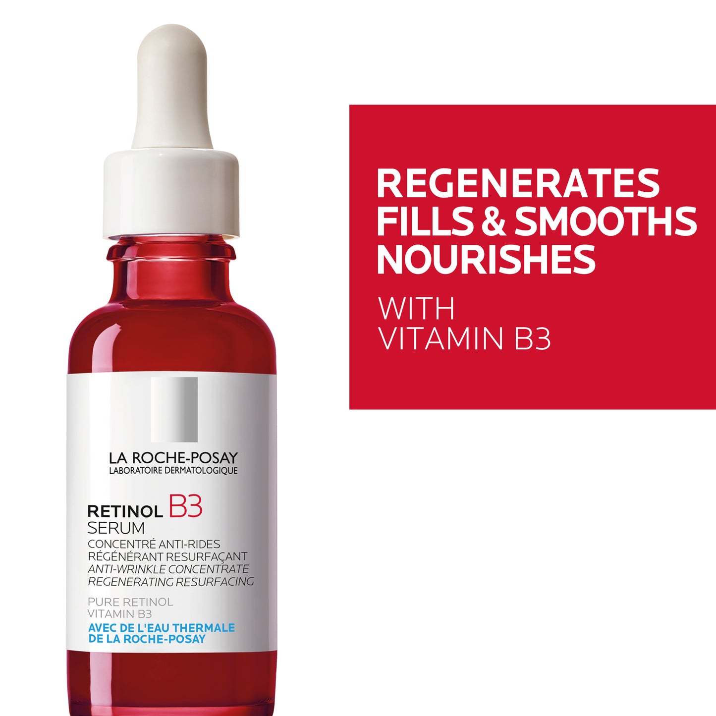 La Roche-Posay B3 Retinol Serum to Regenerate and Resurface 30ml La Roche Posay .