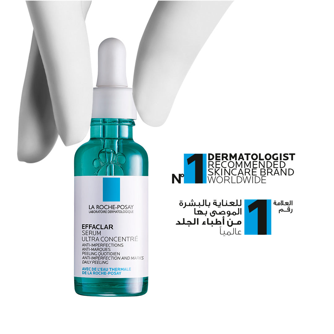 La Roche-Posay Effaclar Acne Serum with Salicylic Acid and Niacinamide for Oily and Acne Prone Skin 30ml La Roche Posay .