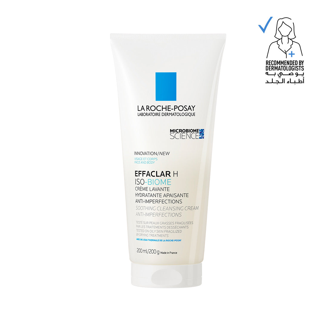 La Roche Posay Effaclar H Isobiome Hydrating Cleansing Cream for oily, and acne prone skin 200ml La Roche Posay .