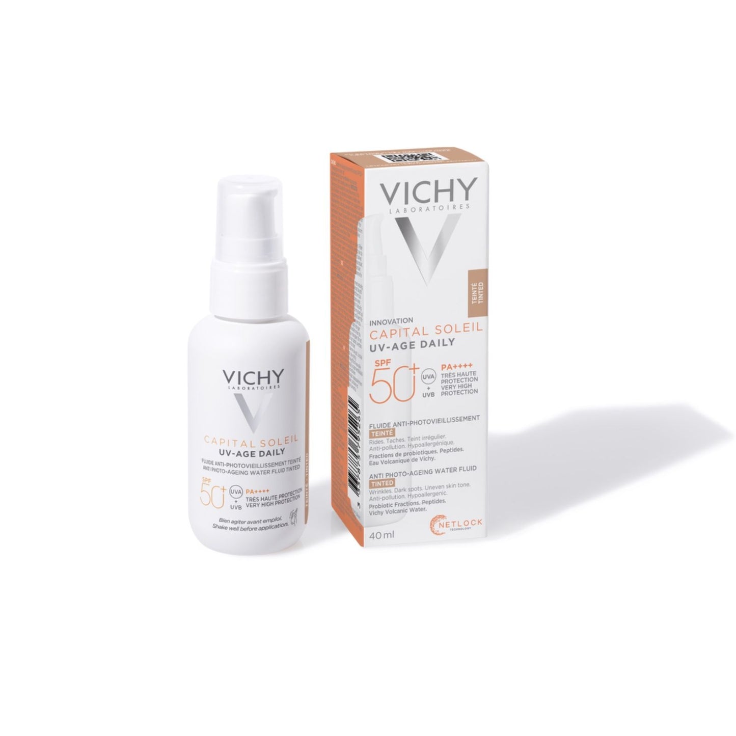 Vichy Capital Soleil UV - Age Tinted Anti Ageing Sunscreen SPF 50+ with Niacinamide 40ml