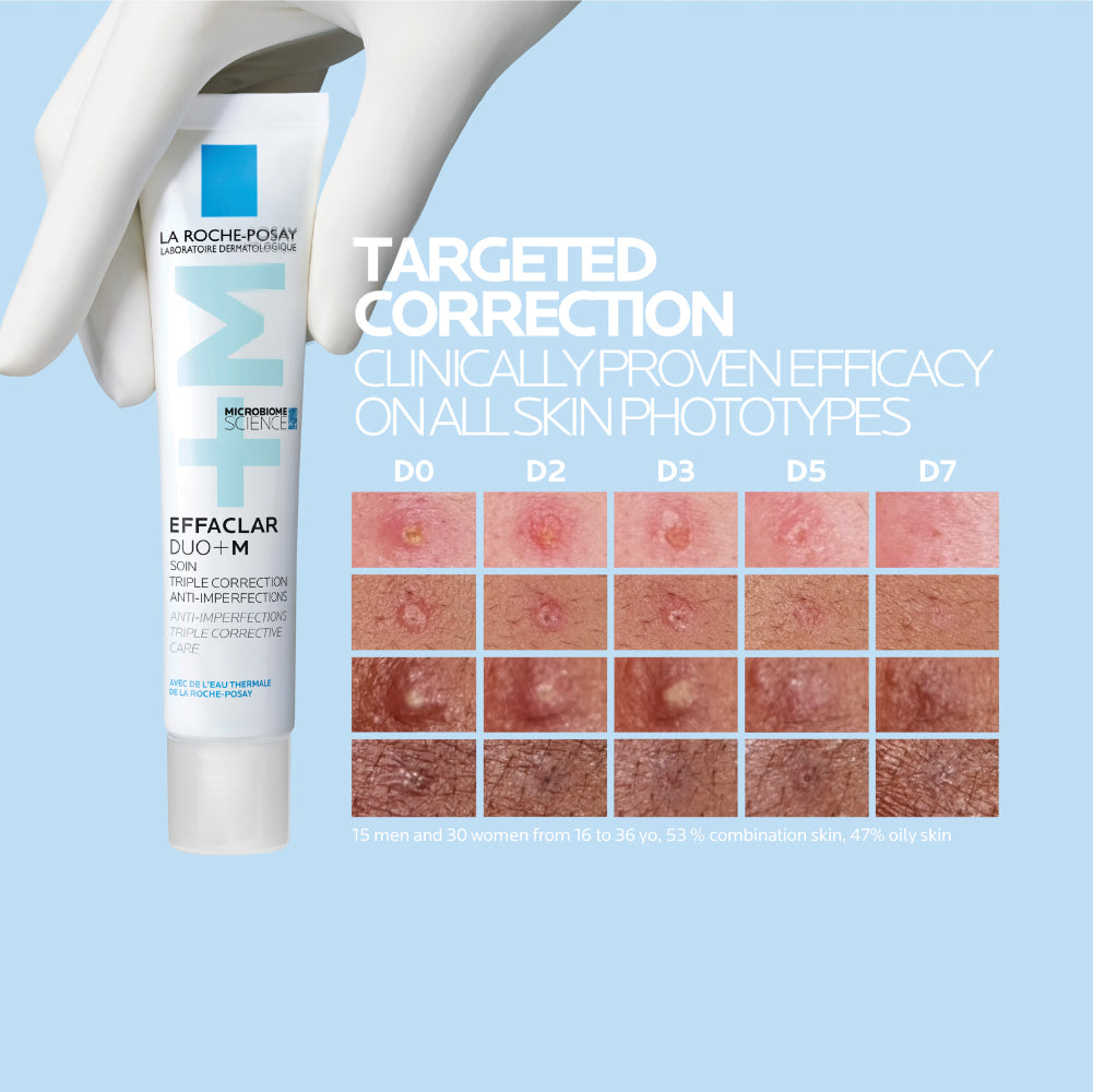 La Roche-Posay Effaclar Duo+M Acne Treatment Cream for Oily and Acne Prone Skin 40ml La Roche Posay .