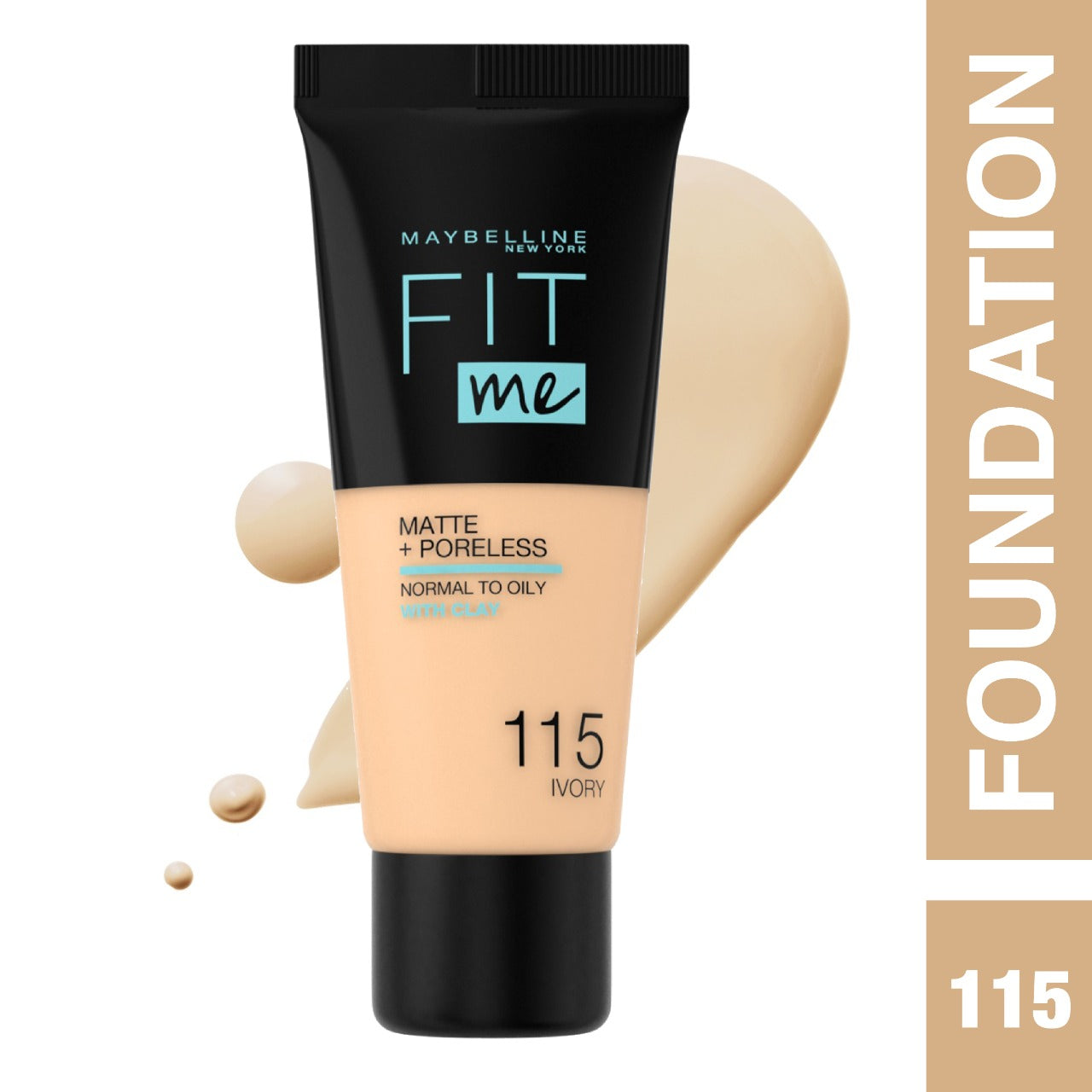 Maybelline New York Fit Me Matte + Poreless Liquid Foundation