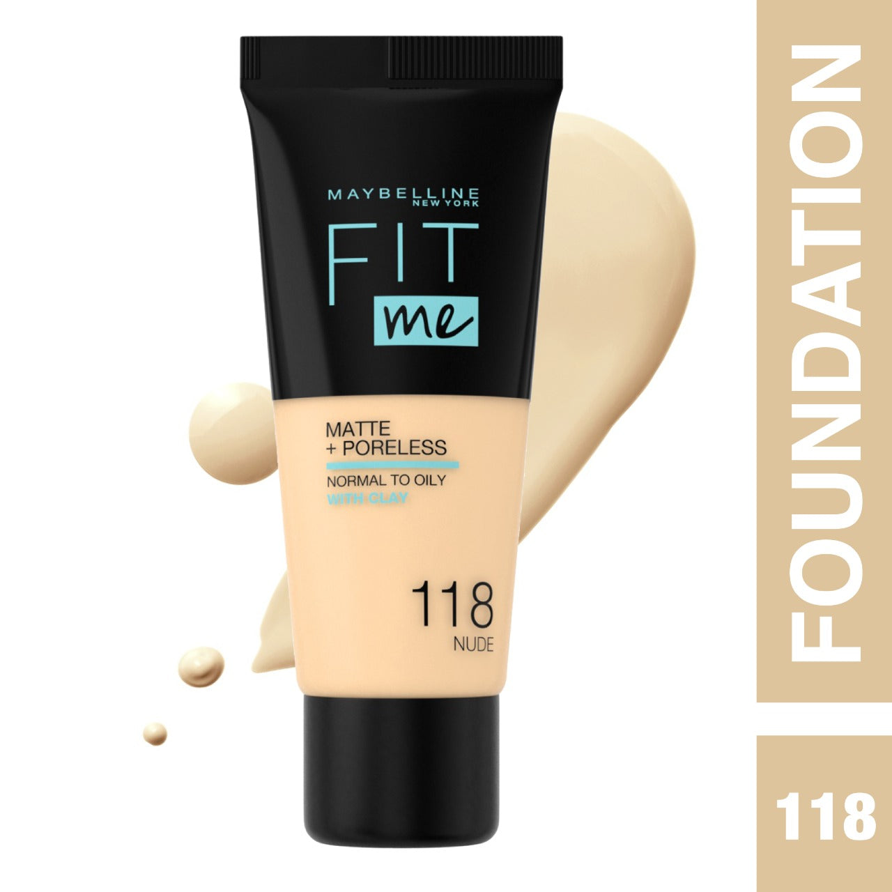 Maybelline New York Fit Me Matte + Poreless Liquid Foundation