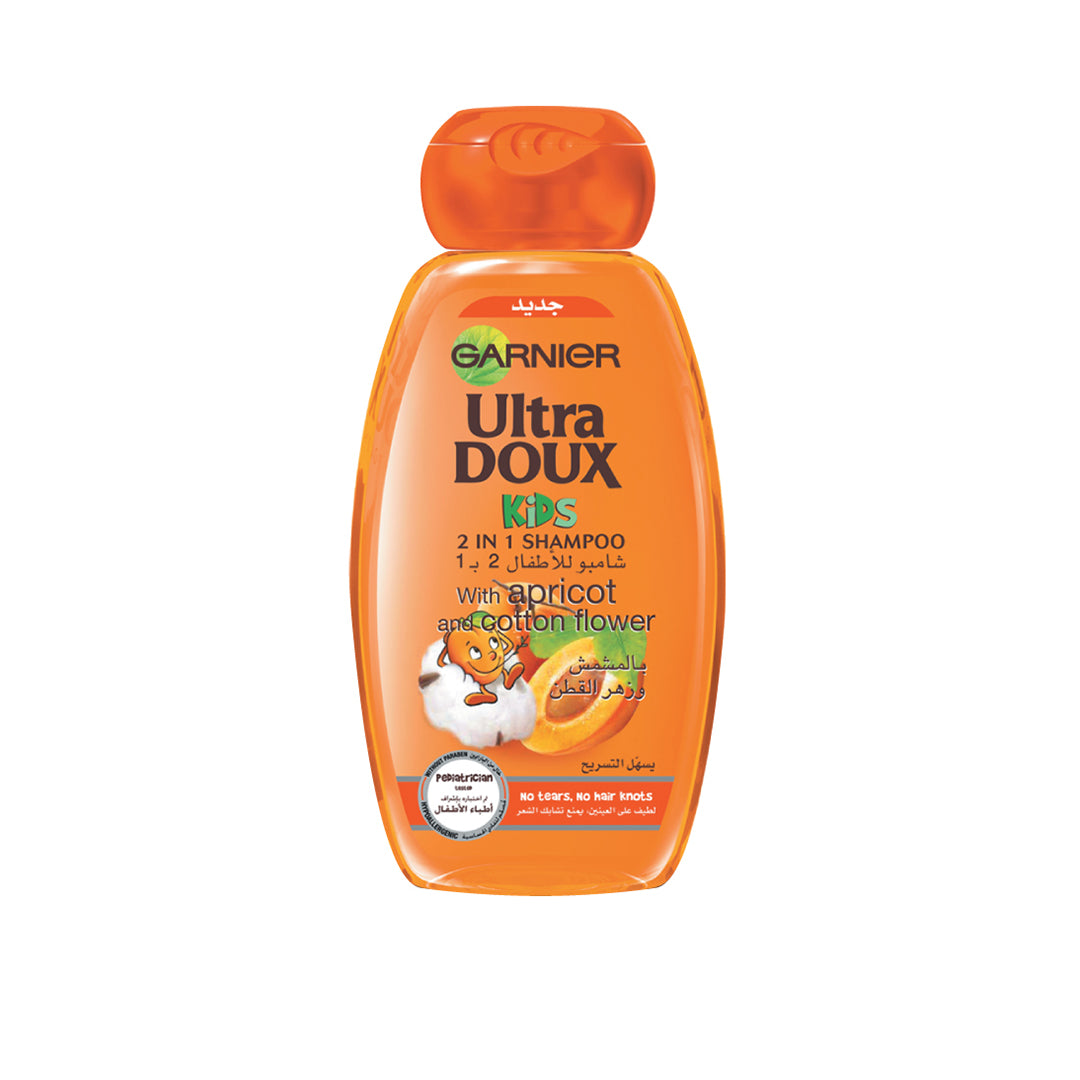 Ultra Doux - Children - with Apricot and Cotton Flower - Shampoo 2 in 1