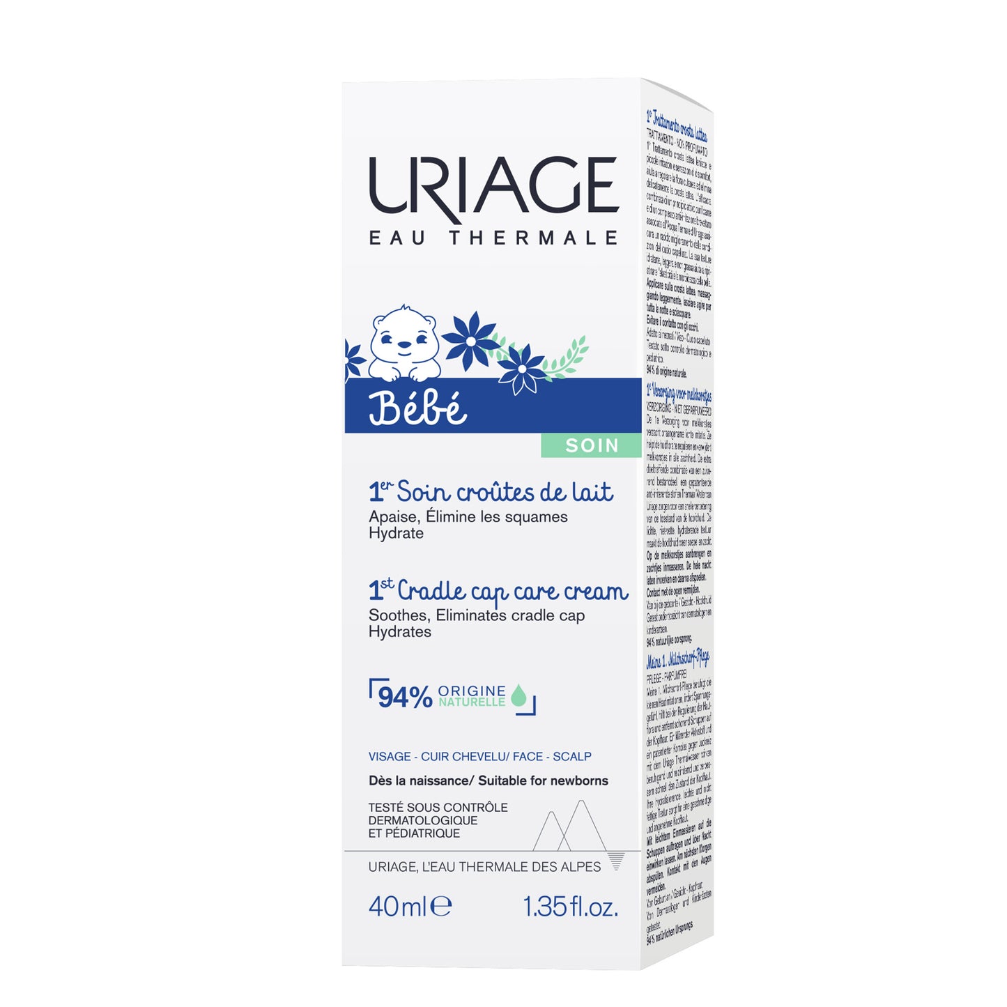 Uriage BÉBÉ 1st Cradle Cap Care Cream 40 ml