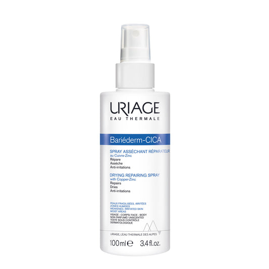 Uriage BARIÉDERM-CICA Drying Repairing Spray with Copper-Zinc 100 ml