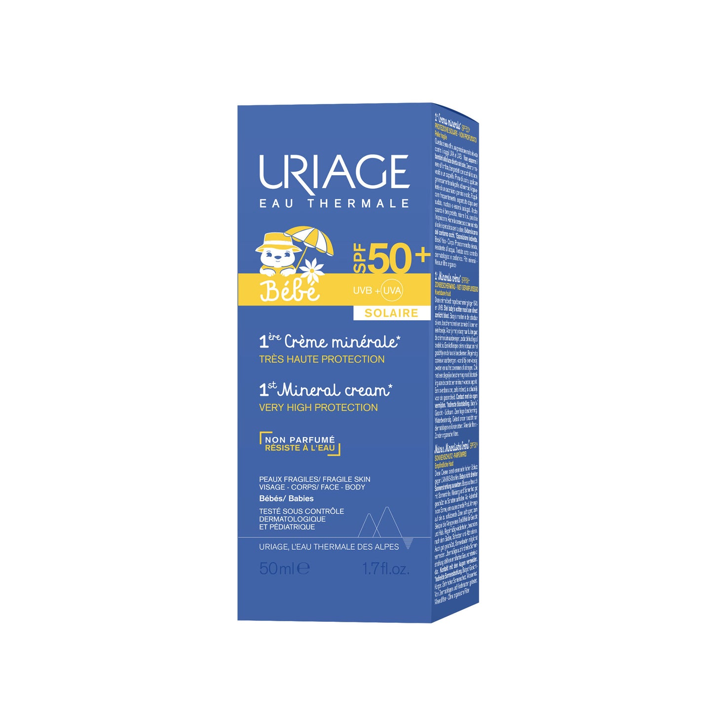 Uriage BÉBÉ 1st Mineral Cream SPF50+ 50 ml